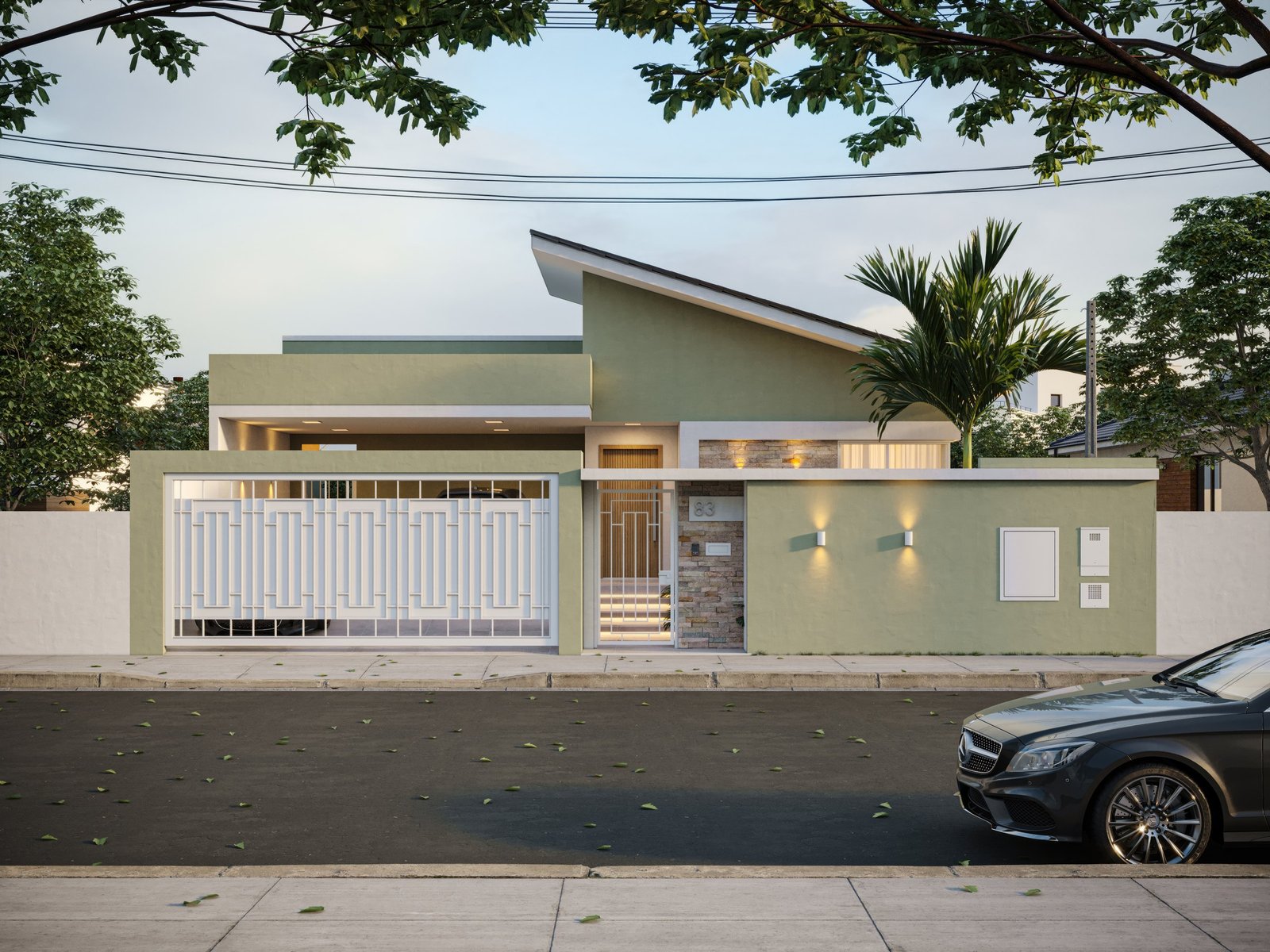 Residência de alto padrão projetada pela Átimo